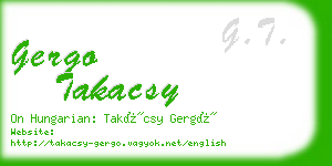 gergo takacsy business card